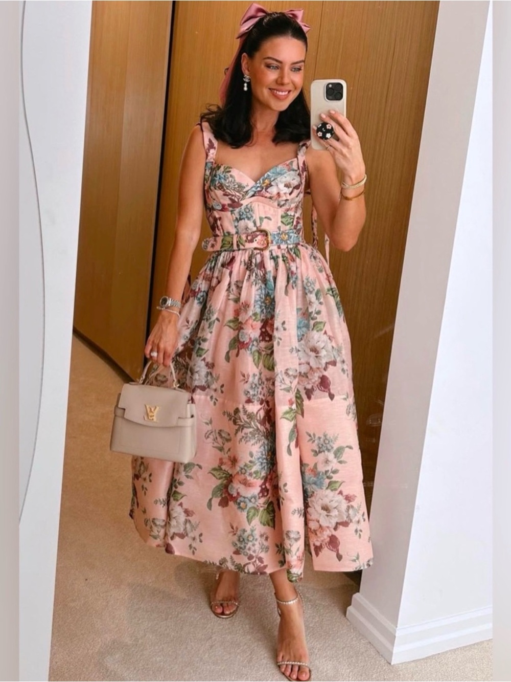 Zimmermann Matchmaker Midi dress in size 1 - Picture 2 of 6